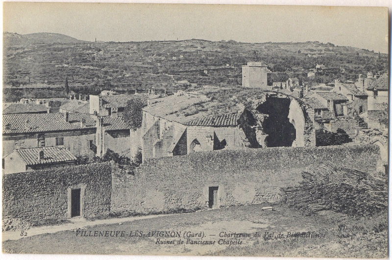 Villeneuve-lès-Avignon (Gard) - Chartreuse du Val de Bénédiction - Ruines de l'ancienne Chapelle