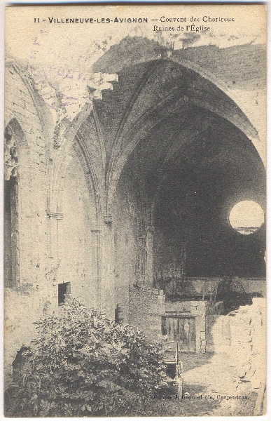 Villenuve-lès-Avignon - Couvent des Chartreux - Ruines de l'Eglise