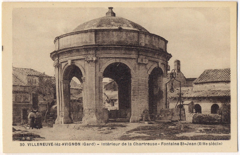 Intérieur de la Chartreuse - Fontaine Saint-Jean