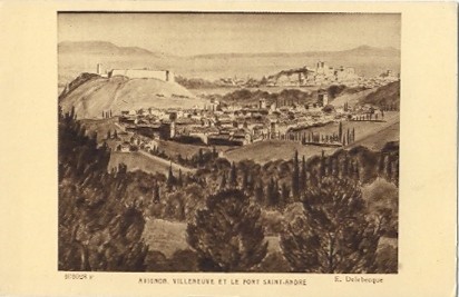 Villeneuve-lès-Avignon : vue générale