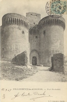 Villeneuve-lès-Avignon : entrée du fort St André