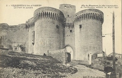 Villeneuve-lès-Avignon : entrée du fort St André