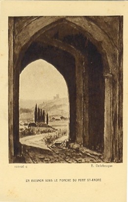 Villeneuve-lès-Avignon : entrée du fort St André