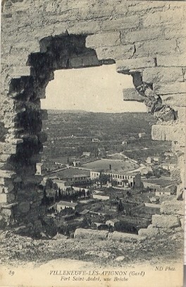 Villeneuve-lès-Avignon : brèche au fort st-André