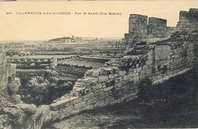 Villeneuve-lès-Avignon : brèche au fort st-André