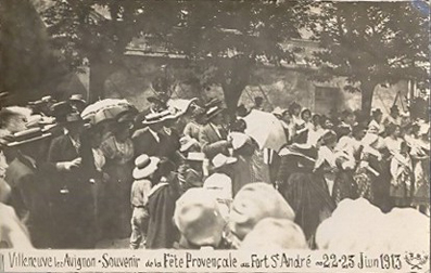 Villeneuve-lès-Avignon : fête provençale au fort