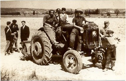 Villeneuve-lès-Avignon : scène agricole