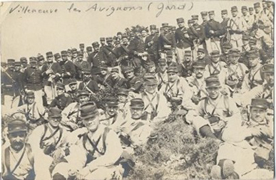 Villeneuve-lès-Avignon : militaires au camp des oliviers AUTRanonyme (photographe) ; anonyme (éditeur)
