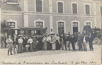 Villeneuve-lès-Avignon : souvenir d'excursion au Sautadet