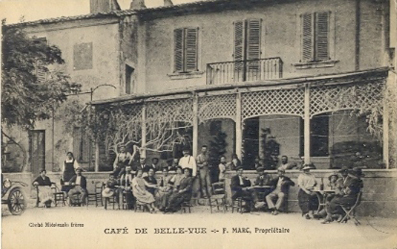 Villeneuve-lès-Avignon : café de Bellevue