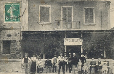 Villeneuve-lès-Avignon : café de Bellevue