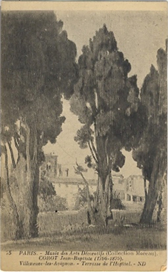 Villeneuve-lès-Avignon : terrasse de l'hôpital