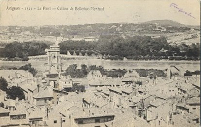 Avignon : le pont suspendu et Villeneuve