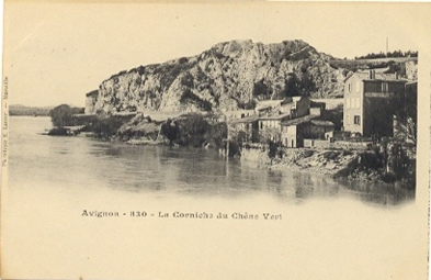 Avignon : la corniche du chêne vert