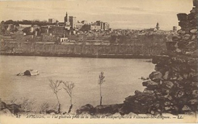 Avignon : vue générale depuis Villeneuve