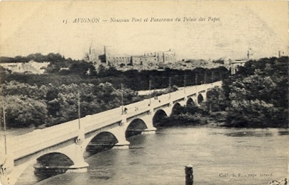 Villeneuve-lès Avignon : le pont de Villeneuve