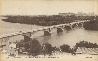 Villeneuve-lès Avignon : le pont de Villeneuve