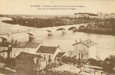 Villeneuve-lès Avignon : le pont de Villeneuve