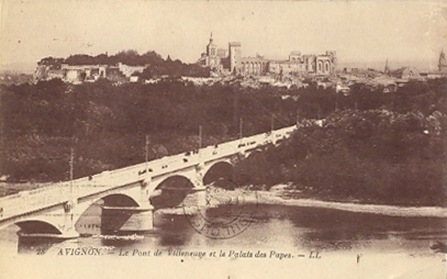 Villeneuve-lès Avignon : le pont de Villeneuve