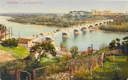 Villeneuve-lès Avignon : le pont de Villeneuve