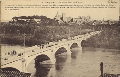 Villeneuve-lès Avignon : le pont de Villeneuve