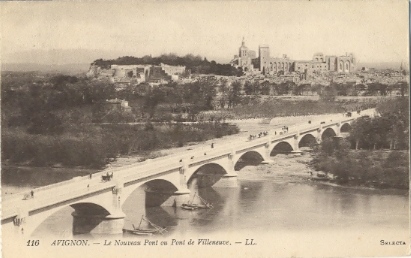Villeneuve-lès Avignon : le pont de Villeneuve
