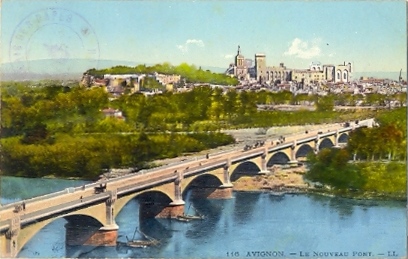 Villeneuve-lès Avignon : le pont de Villeneuve