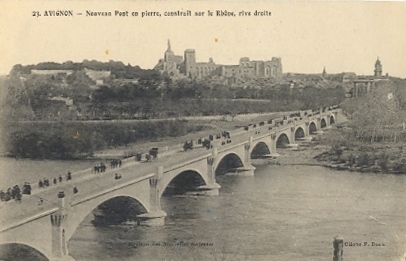 Villeneuve-lès Avignon : le pont de Villeneuve