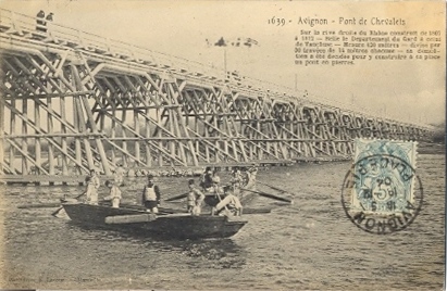 Villeneuve-lès Avignon : le pont de bois