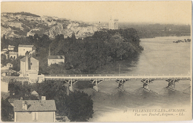 Villeneuve-lès Avignon : le pont de bois