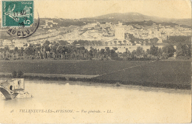 Villeneuve-les Avignon : vue depuis Avignon