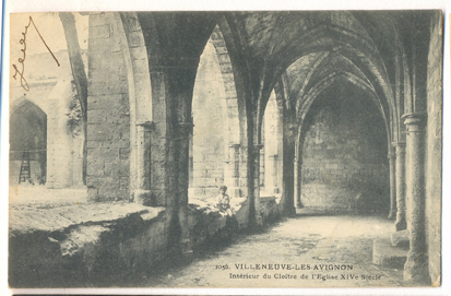 Villeneuve-lès-Avignon : cloître de la collégiale
