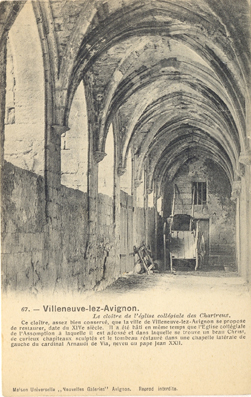 Villeneuve-lès-Avignon : cloître de la collégiale