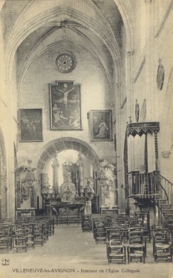Villeneuve-lès Avignon : collégiale (intérieur)