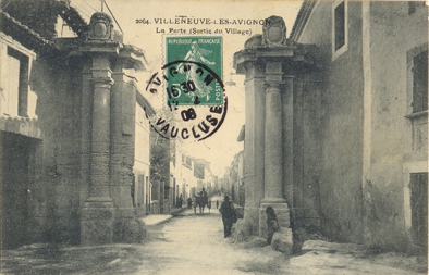 Villeneuve-lès Avignon : la porte