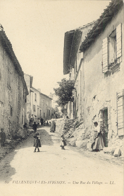 Villeneuve-lès Avignon : une rue