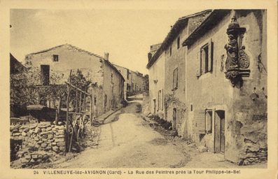 Villeneuve-lès Avignon : une rue