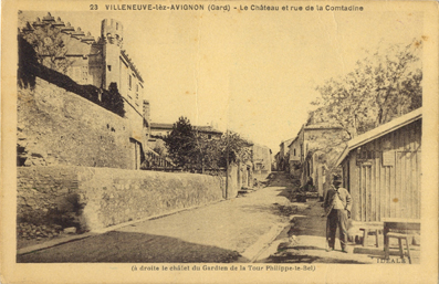 Villeneuve-lès Avignon : une rue
