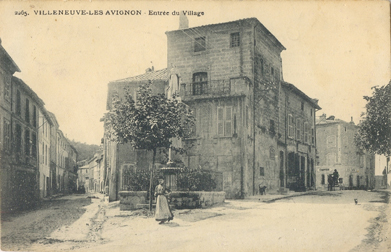 Villeneuve-lès Avignon : une rue