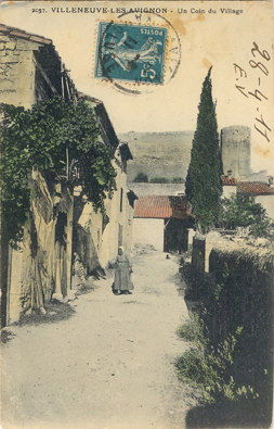 Villeneuve-lès Avignon : une rue et le fort
