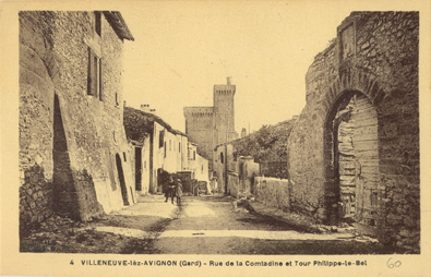 Villeneuve-lès Avignon : rue de la comtadine