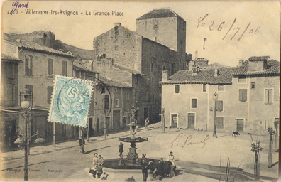 Villeneuve-lès Avignon : la place