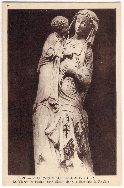 Villeneuve-lès-Avignon : la Vierge en ivoire (XIVe siècle)