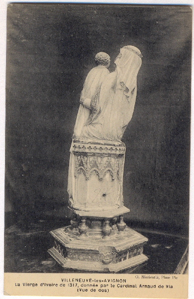 Villeneuve-lès-Avignon : la Vierge en ivoire (XIVe siècle)