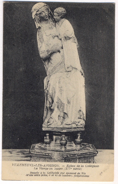 Villeneuve-lès-Avignon : la Vierge en ivoire (XIVe siècle)
