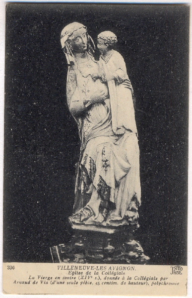 Villeneuve-lès-Avignon : la Vierge en ivoire (XIVe siècle)