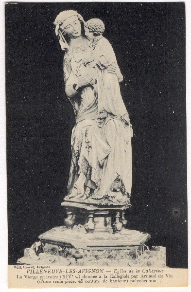Villeneuve-lès-Avignon : la Vierge en ivoire (XIVe siècle)