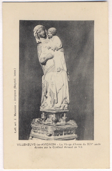 Villeneuve-lès-Avignon : la Vierge en ivoire (XIVe siècle)