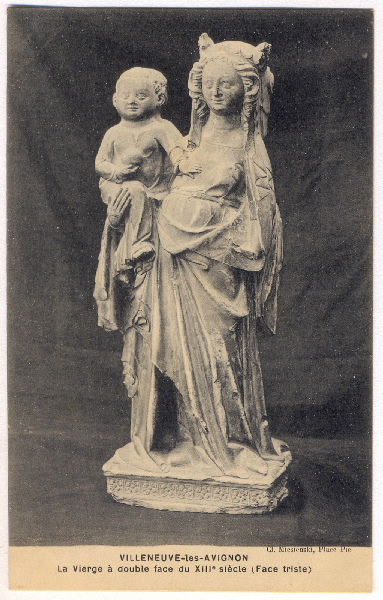 Villeneuve-lès-Avignon : la Vierge à Double Face (XIIIe siècle)