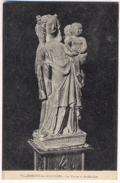 Villeneuve-lès-Avignon : la Vierge à Double Face (XIIIe siècle)
